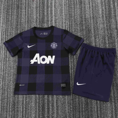 Maillot Extérieur Rétro Manchester United 2013-2014  Taille Enfant