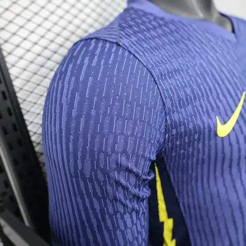 2025/2026 Long Sleeve Player Version Atletico Madrid Away Football Jersey  — view 6