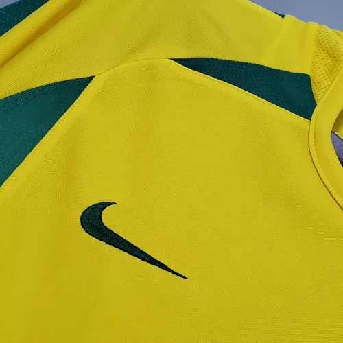 Camiseta de Fútbol Local Retro de Brasil 2002 — view 4