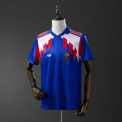 Maillot Domicile France 1990 Rétro AAA qualité fan