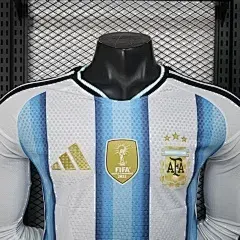Camiseta Local de Argentina Versión Jugador Manga Larga 2026 Calidad Thai — view 3