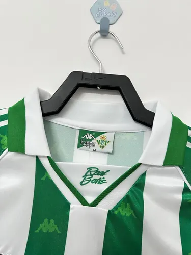 1995/1997 Rétro Real Betis Domicile Avec Sponsors Maillot de Foot  — view 3
