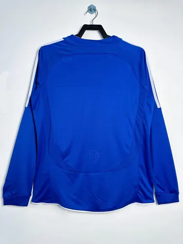 Camisa de Futebol Retro Manga Longa Chelsea Casa 2006-2007  — view 2