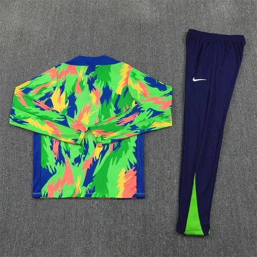 2026 Brazil Survêtement d'entraînement coloré demi-fermeture éclair maillot de foot AAA qualité fan ensemble — view 3