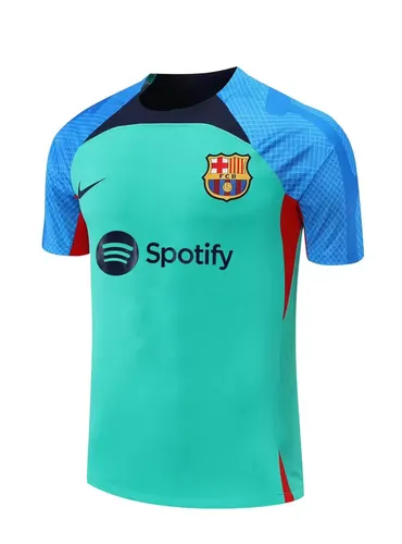2022/2023 Barcelona Trikot Trainingsbekleidung Grün Blau — view 3