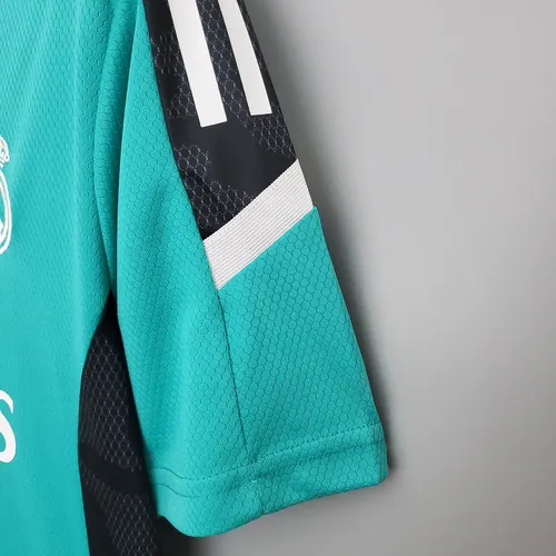 2021/2022 Real Madrid Training Wear Football Shirt Green — view 9
