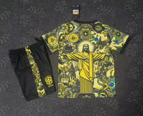 Maillot Déesse Jaune Brésil 2025/2026  Taille Enfant — view 2