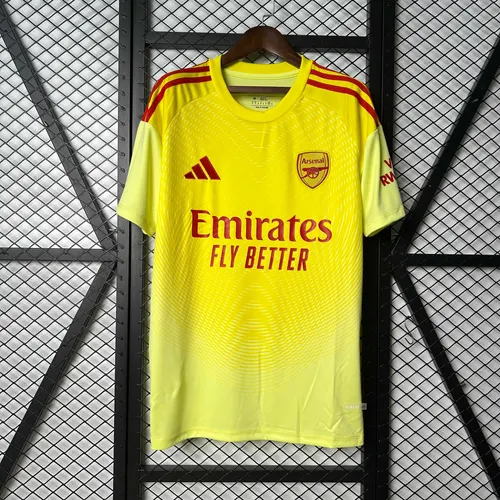 2025/2026 Arsenal Portero Amarilla Camiseta de Fútbol Calidad Thai — view 1