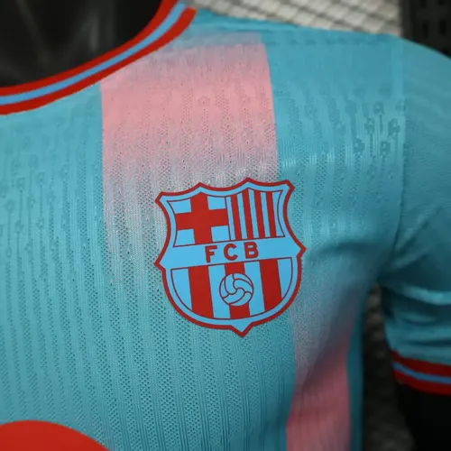 2025/2026 Barcelona Versão Jogador Edição Especial 16 Camisa de Futebol  — view 5