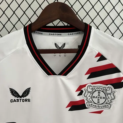 2023/2024 Leverkusen Camisa de Futebol Visitante  — view 3