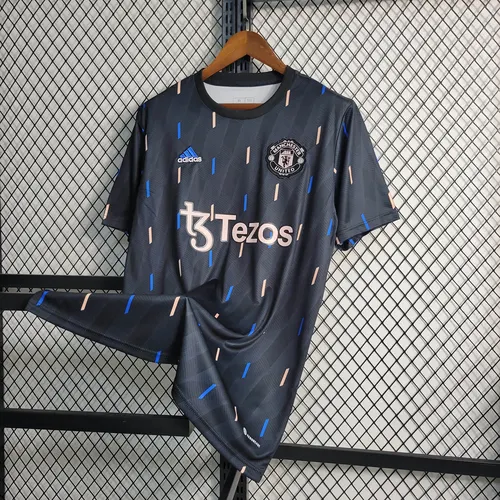 2022/2023 Manchester United Training Wear Black Football Shirt  — view 7
