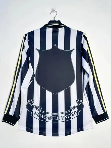 1997-1999 Retro Langarm Newcastle United Heim Fußballtrikot  — view 2