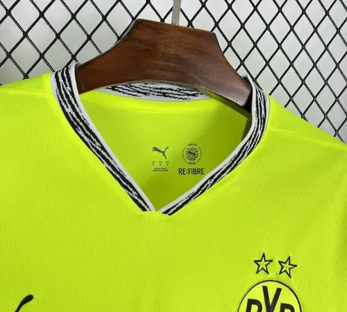 2025/2026 Manches longues Dortmund Pré-match Entraînement Maillot de football  landaise — view 3