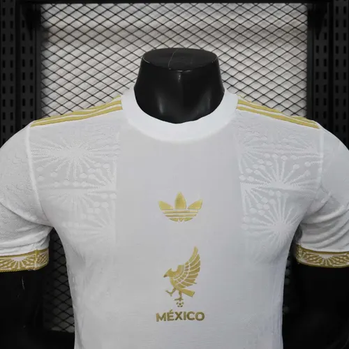 2025/2026 Spielerversion Mexiko National Sonderausgabe Weiß Fußballtrikot  — view 3