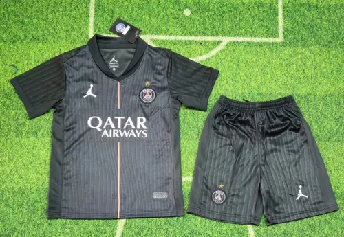 2025/2026 Psg Paris Saint-Germain Fourth Away With A Star Football Jersey  Kids Size — view 1