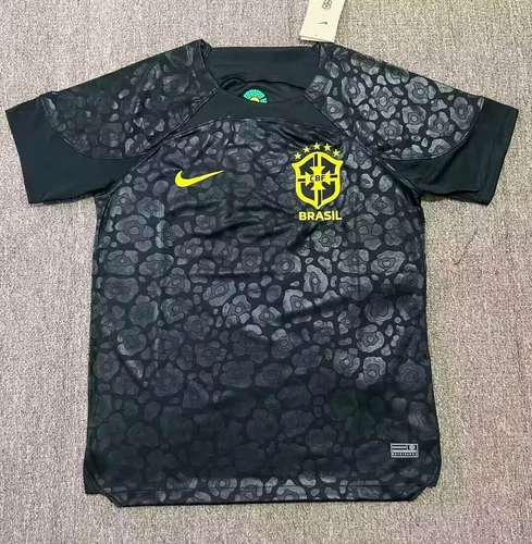 2022 Brésil Maillot Gardien Noir