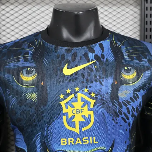 Camisa de Futebol Edição Especial Leopardo Versão Jogador 2024/2025 Brasil  — view 3