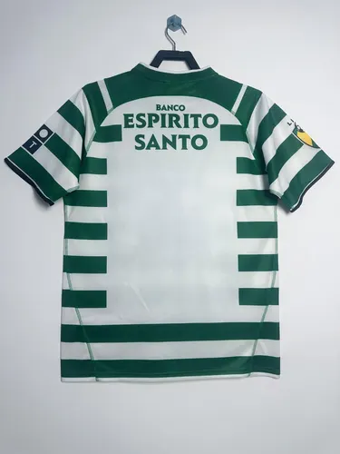 Camiseta de Fútbol Retro Local Sporting de Lisboa 2003-2004 Calidad Thai — view 2