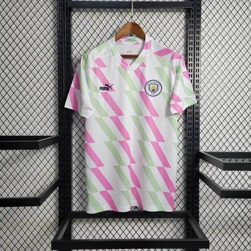2023/2024 Manchester City Trainingsanzug Weiß Fußballtrikot AAA fan-gradät — view 1
