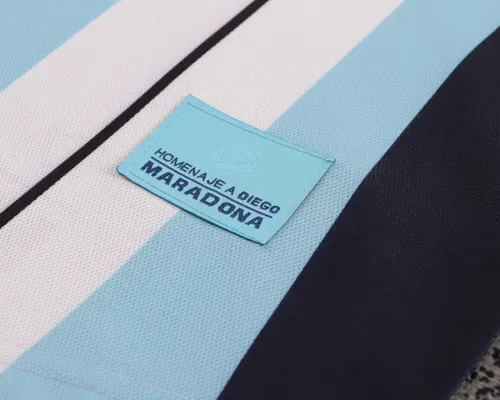 2001 Retro Argentinien Nationalmannschaft Maradona Gedenkausgabe Trikot  Kindergröße — view 9