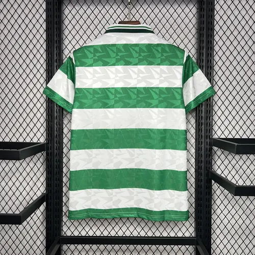 1989/1991 Retro Celtic Heim Fußballtrikot  — view 2