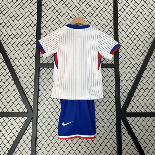 2024-2025 Frankreich Auswärts Fußballtrikot  Kindergröße — view 2