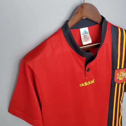 1996 Retro Spain Home Football Shirt  — view 5
