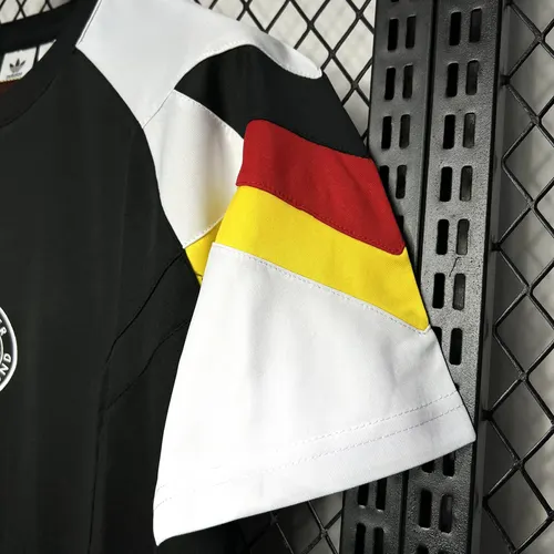 2024 Germany Training Wear Black and White Football Shirt  — view 6