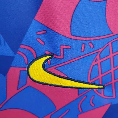 Barcelona Camiseta de Fútbol 2021/2022  Tercera Suplente — view 4