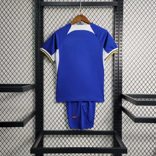 2023/2024 Chelsea Home Football Jersey Kids Size Without Sponsor — view 2