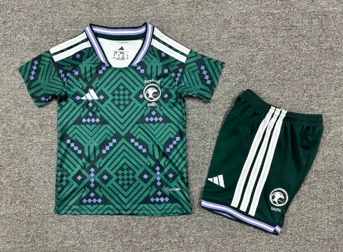 2026 Maillot Domicile Arabie Saoudite Football  Taille Enfant