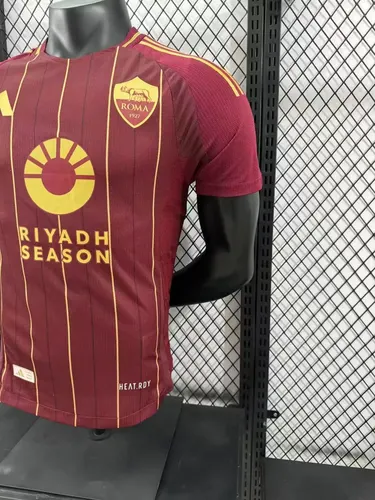 2024/2025 Player Version Roma Home Soccer Jersey  — view 8