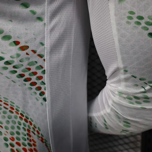 Camisa de Futebol Visitante Portugal Manga Longa Versão Jogador 2025 AAA para Torcedores — view 8