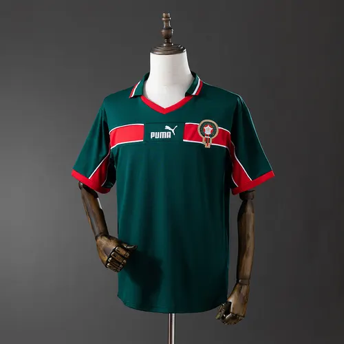 1998 Retro Marokko Nationalmannschaft Heimtrikot AAA Fan-Qualität — view 1