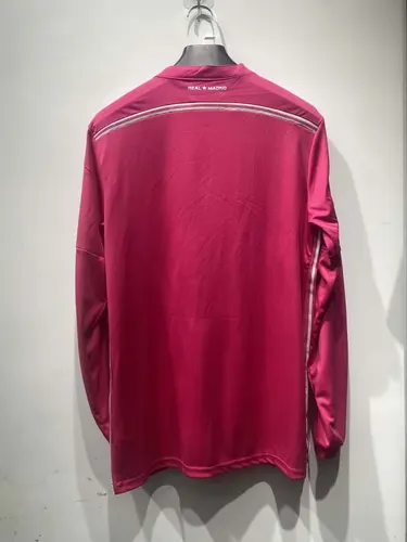 Camiseta de Fútbol Visitante de Manga Larga Retro del Real Madrid 2014/2015  — view 2