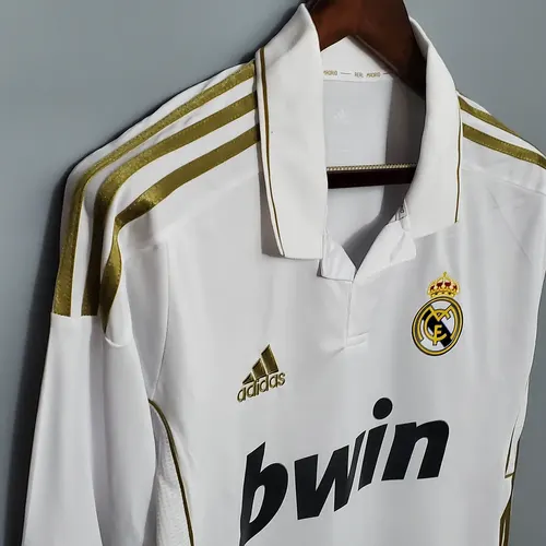 2011/2012 Retro Manga Larga Real Madrid Local — view 9
