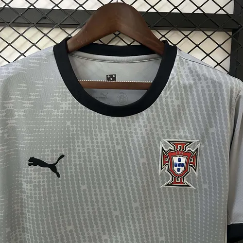 2025 Portugal Maillot Gardien Gris Football AAA qualité fan — view 2