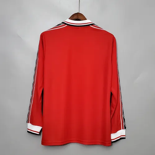 1998-1999 Retro Langarm Manchester United Heimtrikot  — view 2