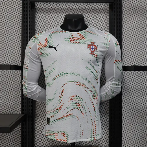 2025/2026 Player Version Long Sleeves Portugal Away Football Jersey 