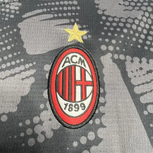 قميص حارس مرمى AC Milan أسود مقاس أطفال 2024/2025 جودة تايلاندية — view 6
