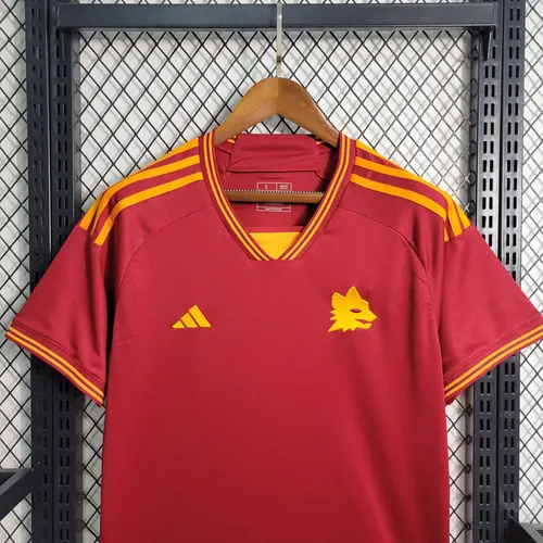 2023/2024 Roma Home Soccer Jersey  — view 6