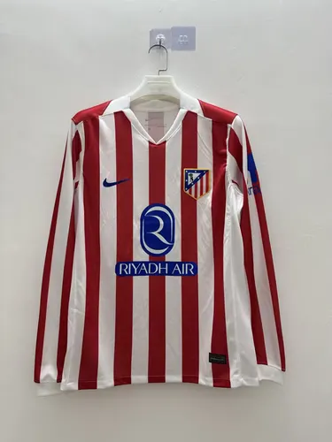 2025/2026 Manga Larga Camiseta de Fútbol Local Atlético de Madrid  — view 1