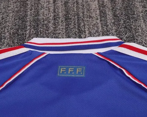 Maillot de football domicile rétro France 1998   taille enfant — view 3