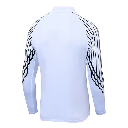 2025/2026 Psg Paris Saint-Germain Half-Pull Training Suit Blanc Set — view 4