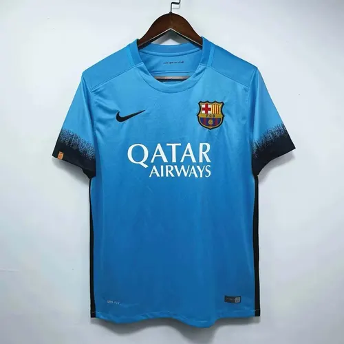 2015/2016 Retro Barcelona Third Away Camisa de Futebol  — view 1