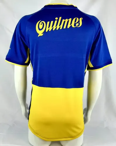 2001/2002 Retro Boca Juniors Heim Fußballtrikot   — view 2