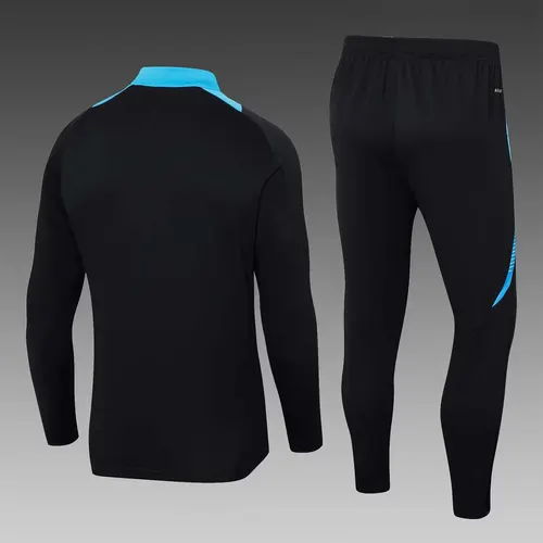 2024 Argentina Half-Pull Training Suit Black Football Shirt  Set — view 2