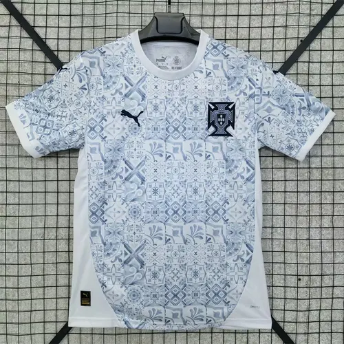 2025 Portugal Special Edition Blue And White Football Shirt  