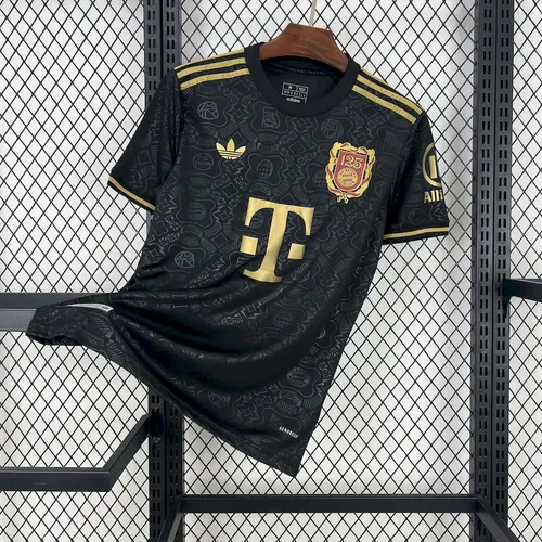 2025/2026 Bayern Munich 125e Anniversaire Édition Noire Maillot de Football 