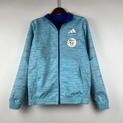 2023-2024 Algeria National Reversible Windbreaker Blue Soccer Jersey   — view 9